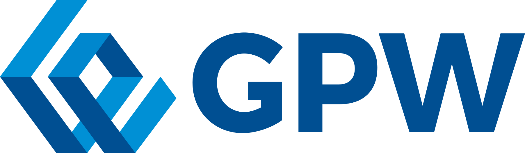 Logo GPW (Giełda Papierów Wartościowych w Warszawie), partnera polskiej edycji CFA Institute Research Challenge.